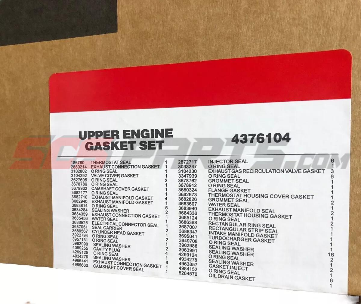 4376104 Upper Engine Gasket Set