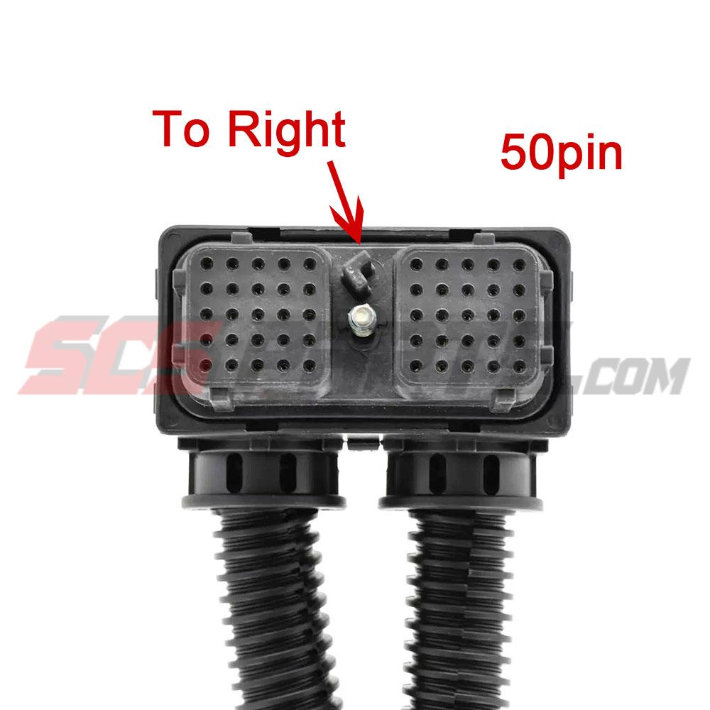 50 Pin ECU ECM Plug Wiring Harness Connector 
