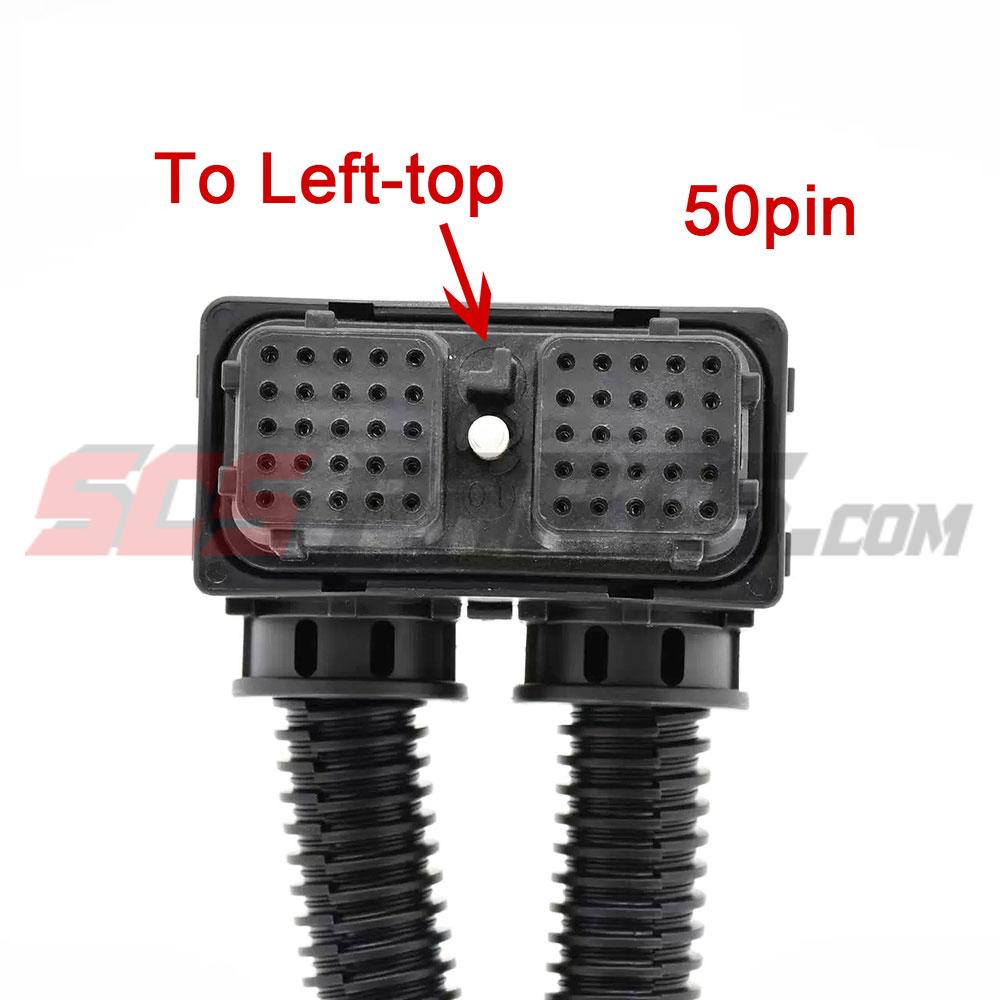 50 Pin ECU ECM Plug Wiring Harness Connector 