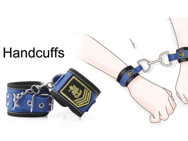 Hot Selling Erotic Policewoman Cosplay SM 8 pcs Kit💋😍CRAZY FOR LOVE