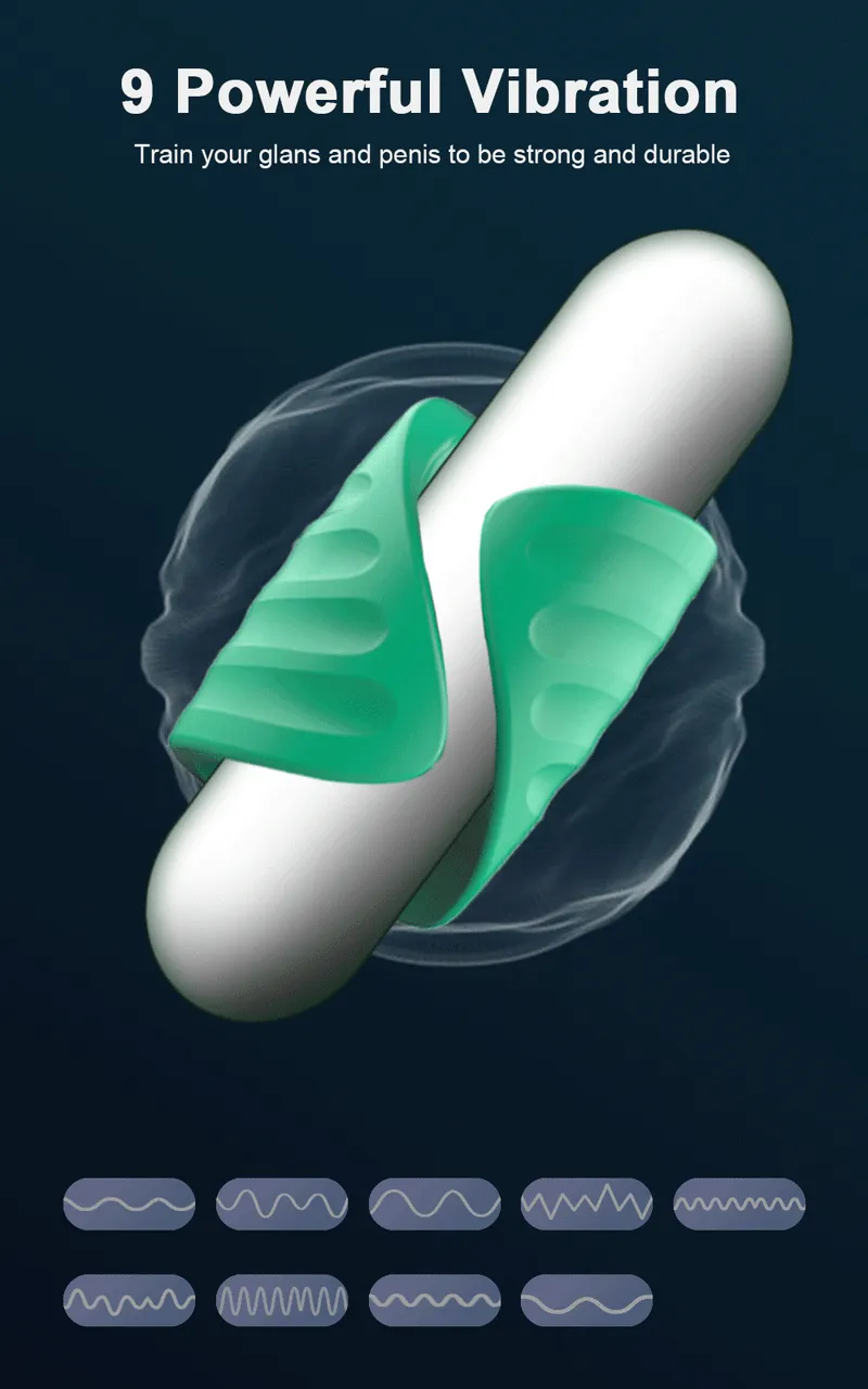 🔥2025 latest hot style low price 50% OFF💥💥-Vibrating Male Masturbator