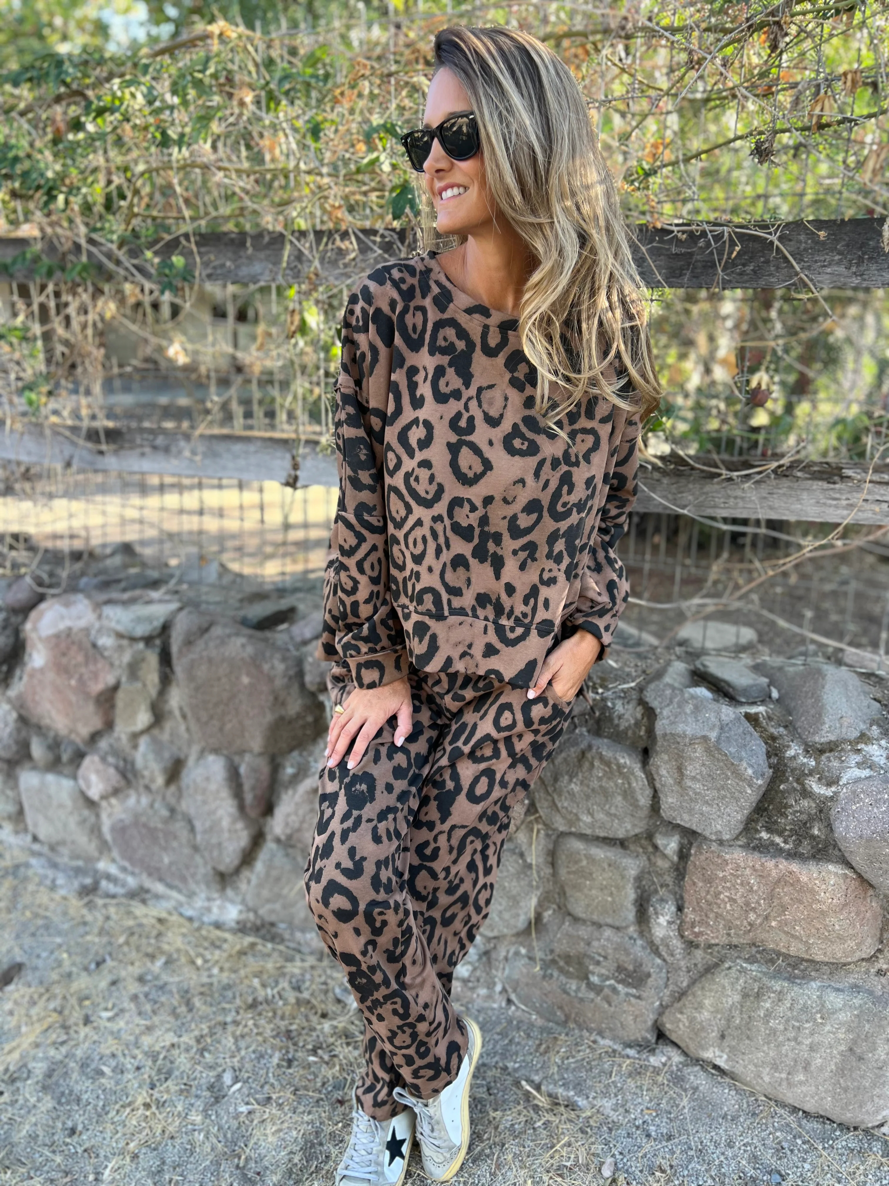 CLEARANCE SALE🔥Animal Print Lounge Set