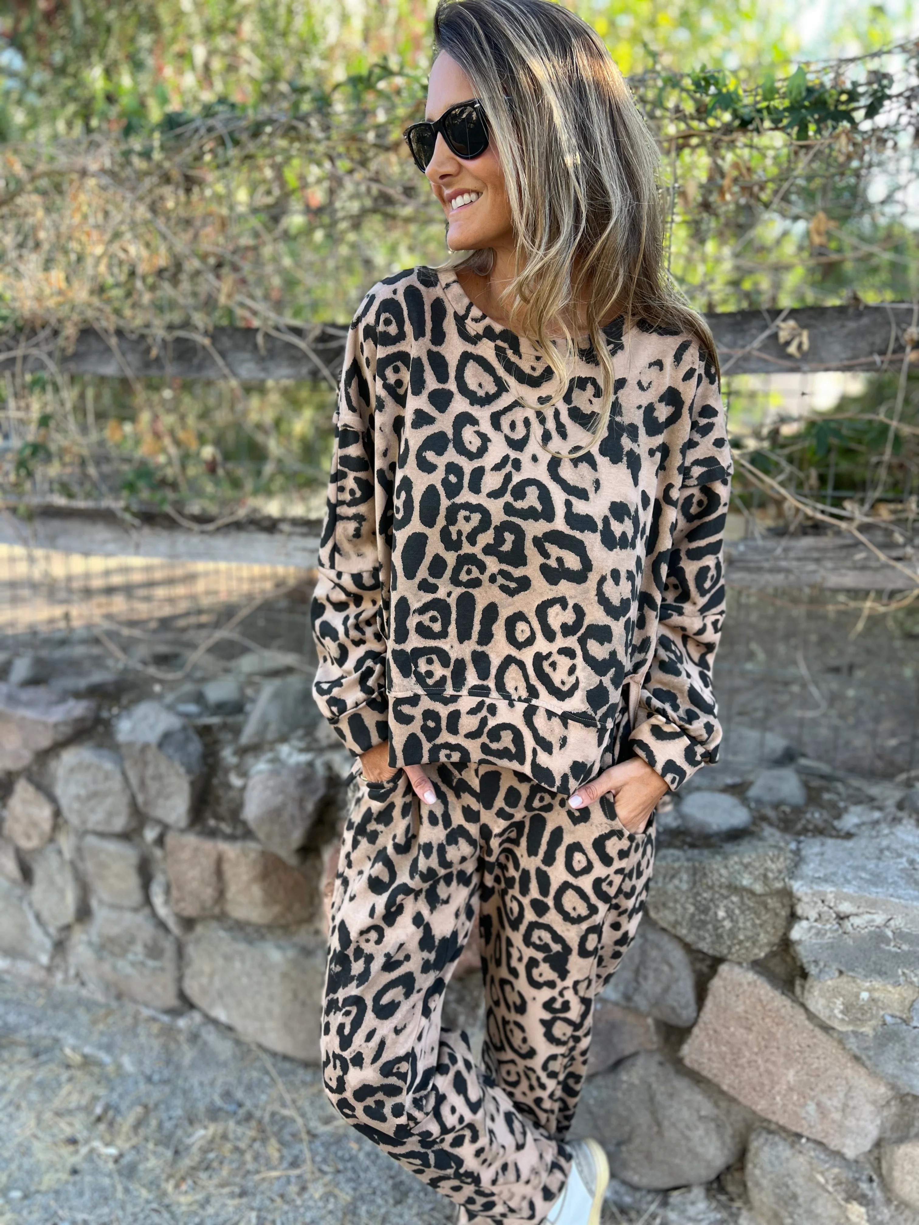 CLEARANCE SALE🔥Animal Print Lounge Set