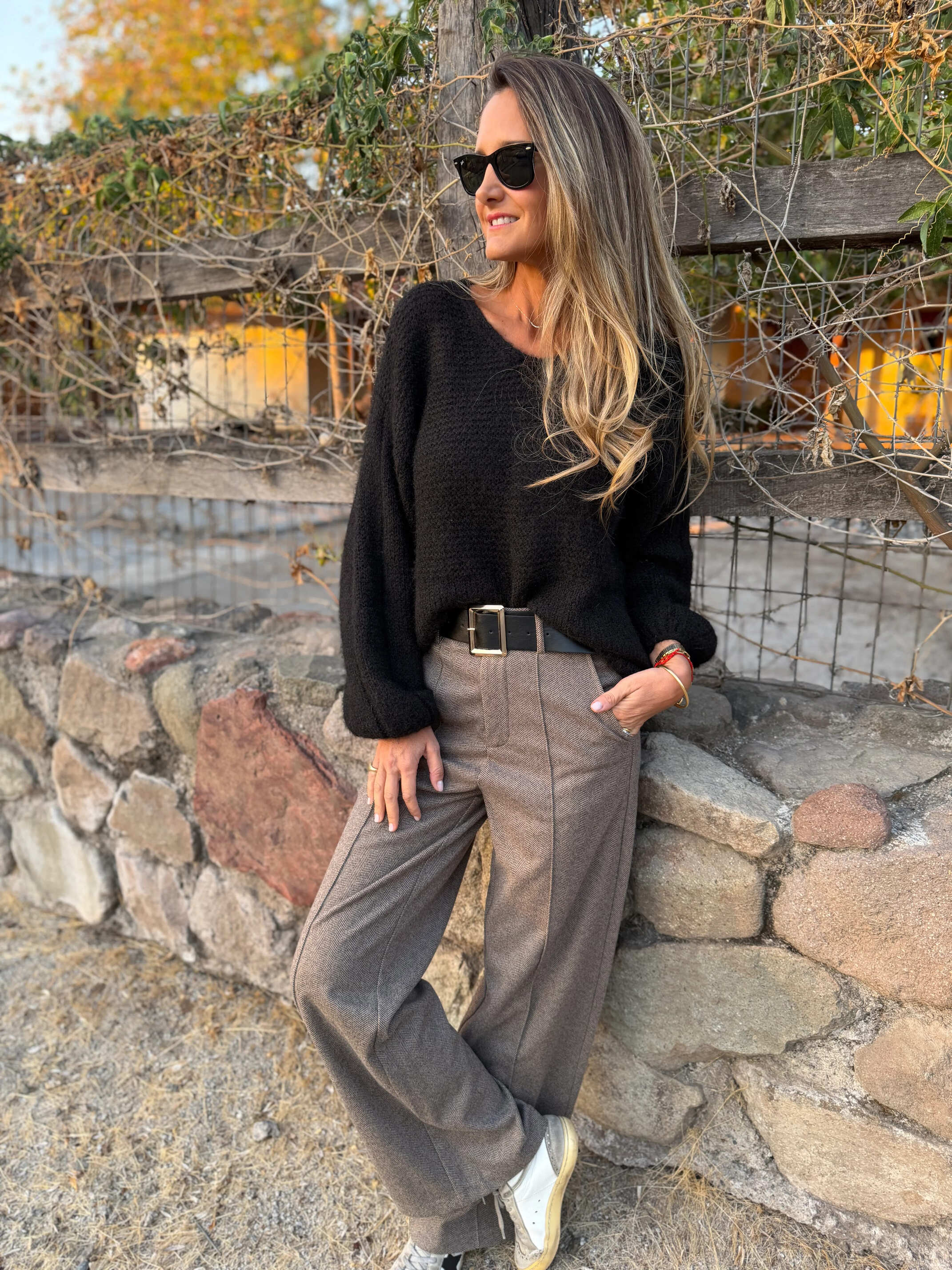 CLEARANCE SALE🔥Stretch Waist Dress Pants with Belt