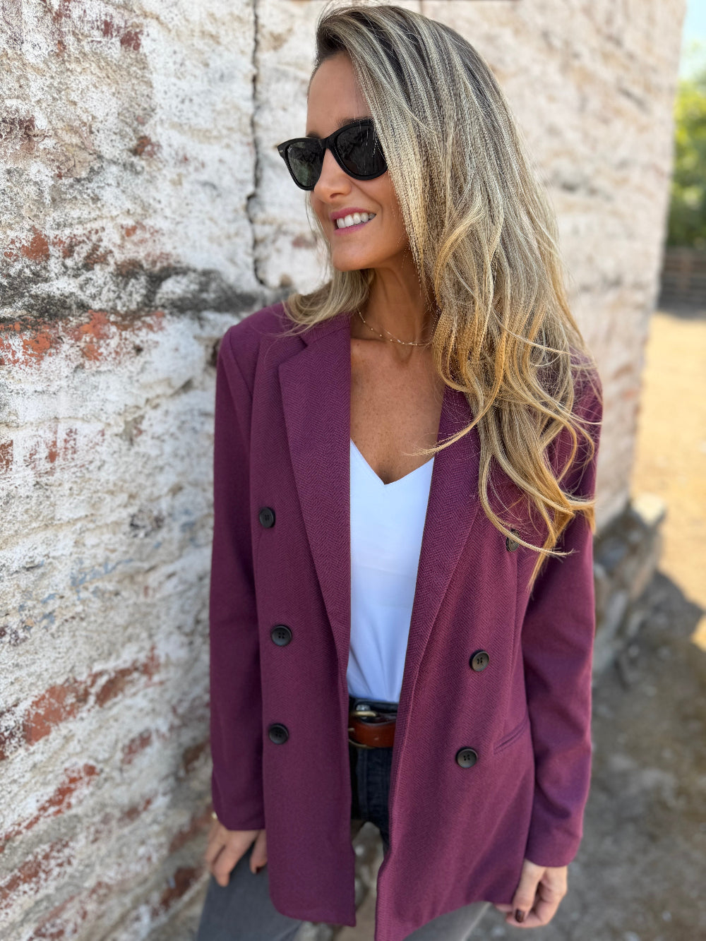 Double Breasted Saville Blazer