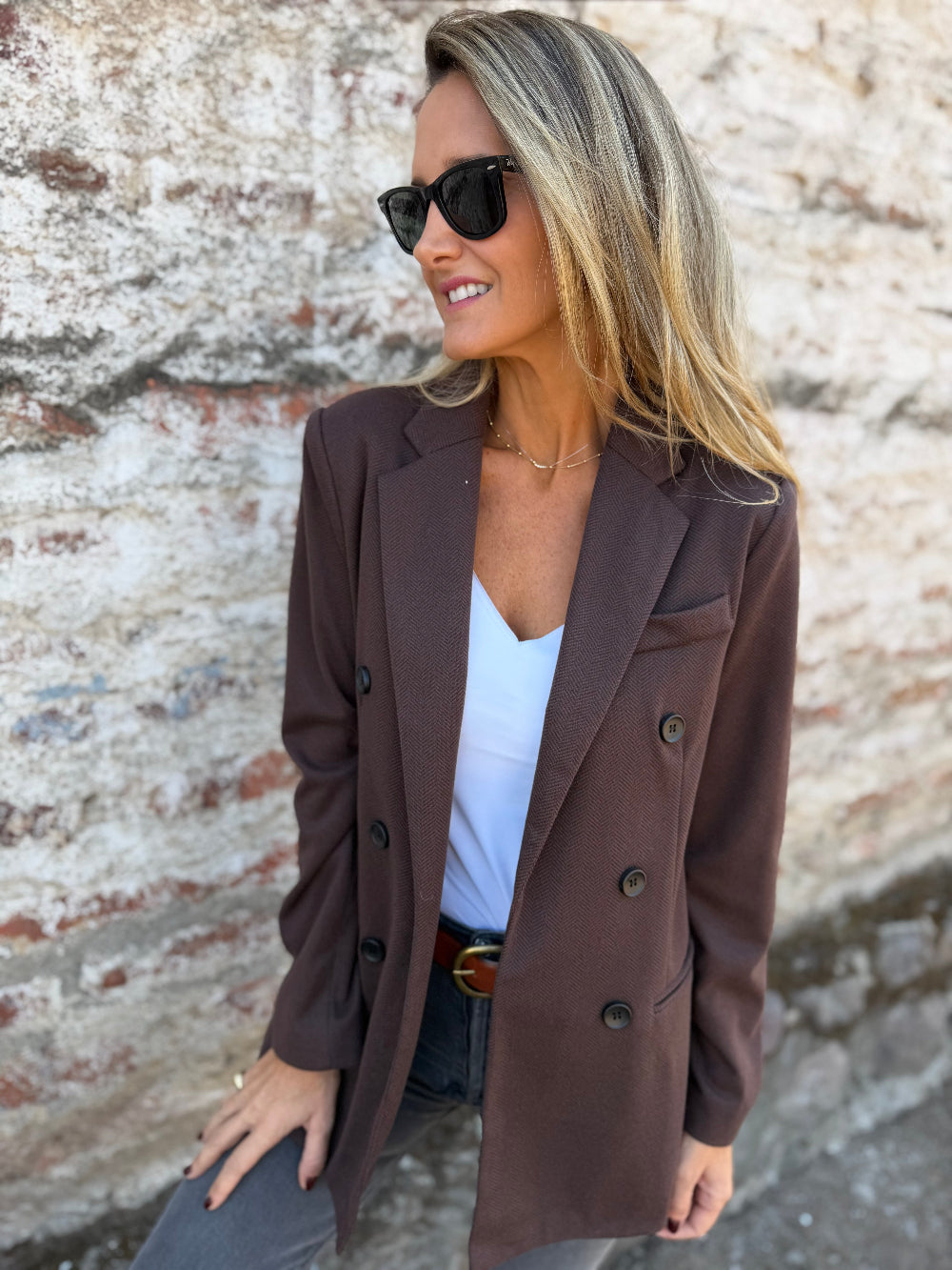 Double Breasted Saville Blazer