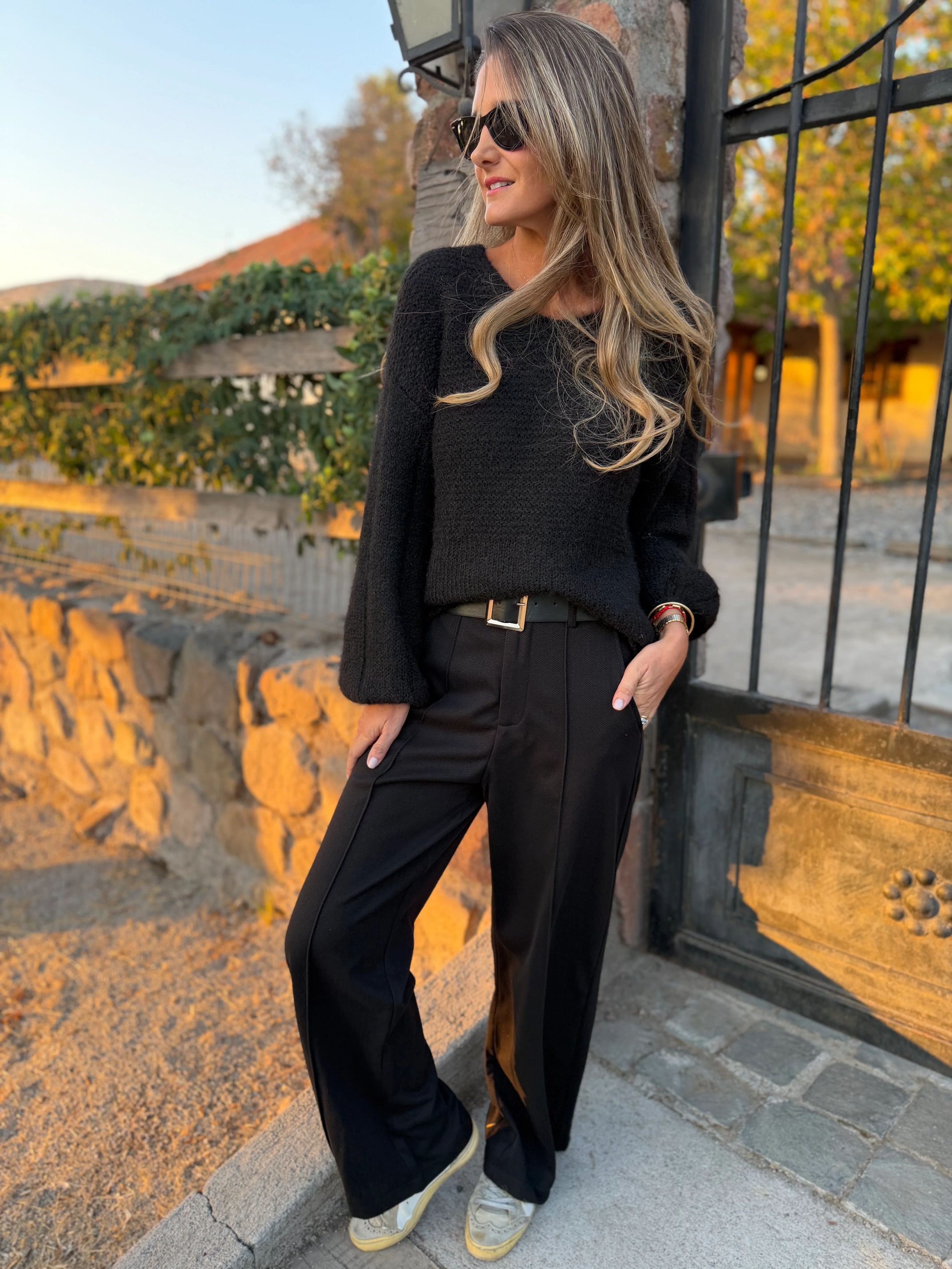 CLEARANCE SALE🔥Stretch Waist Dress Pants with Belt