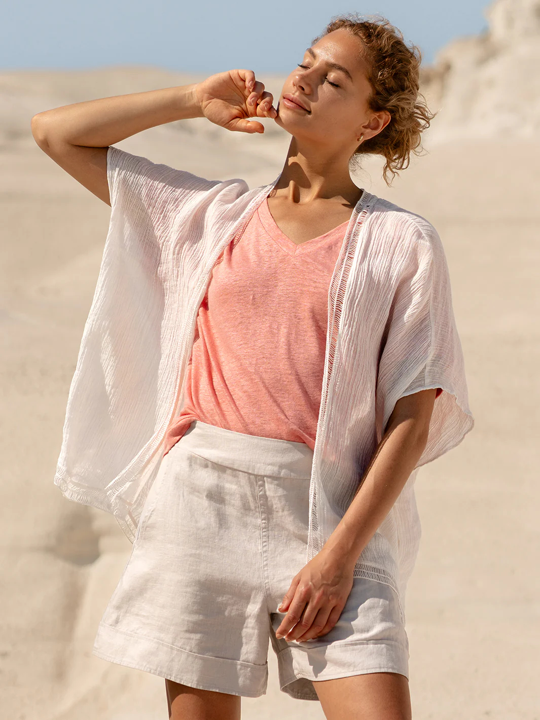 Lightweight Linen Kimono