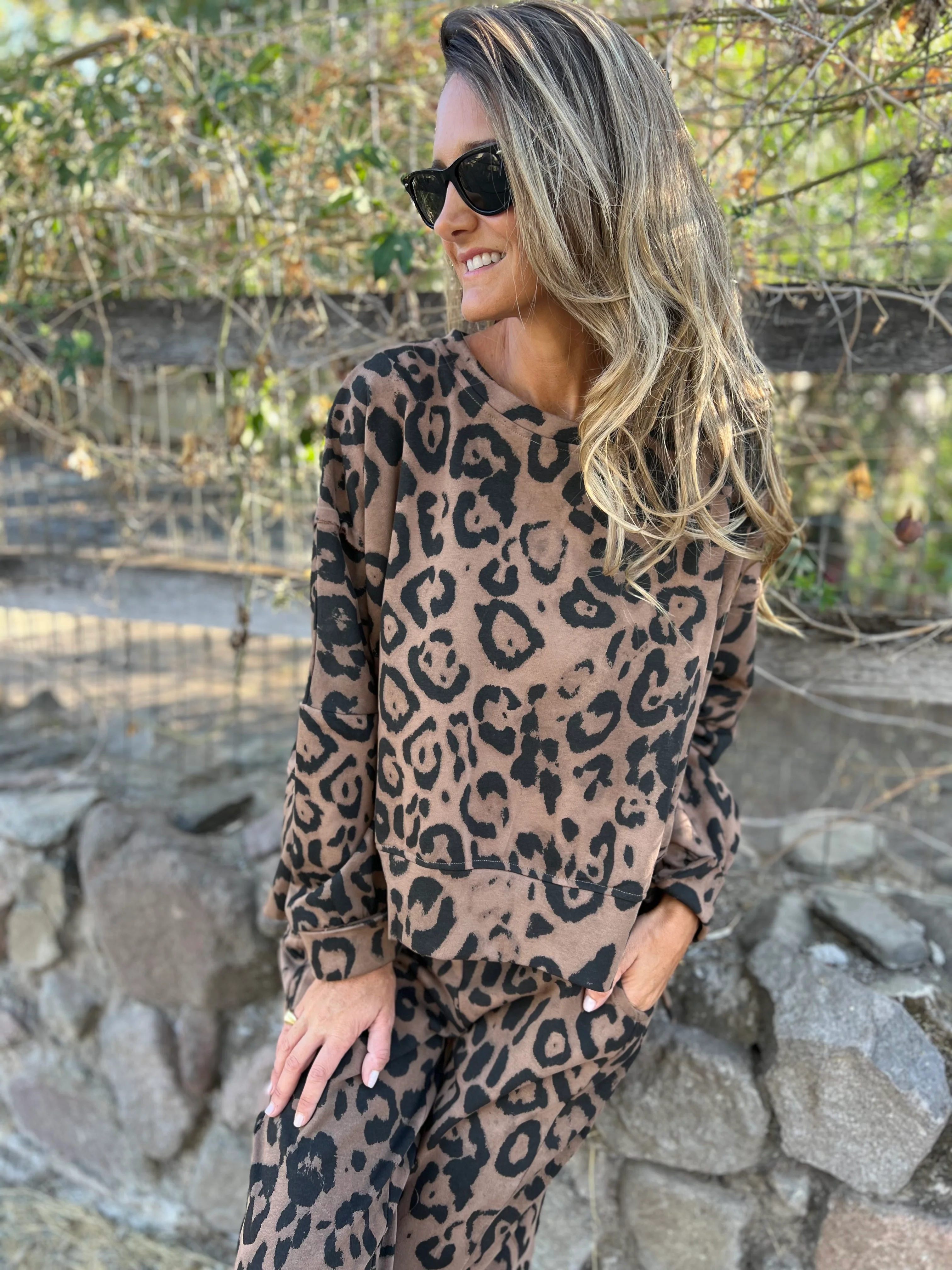 CLEARANCE SALE🔥Animal Print Lounge Set