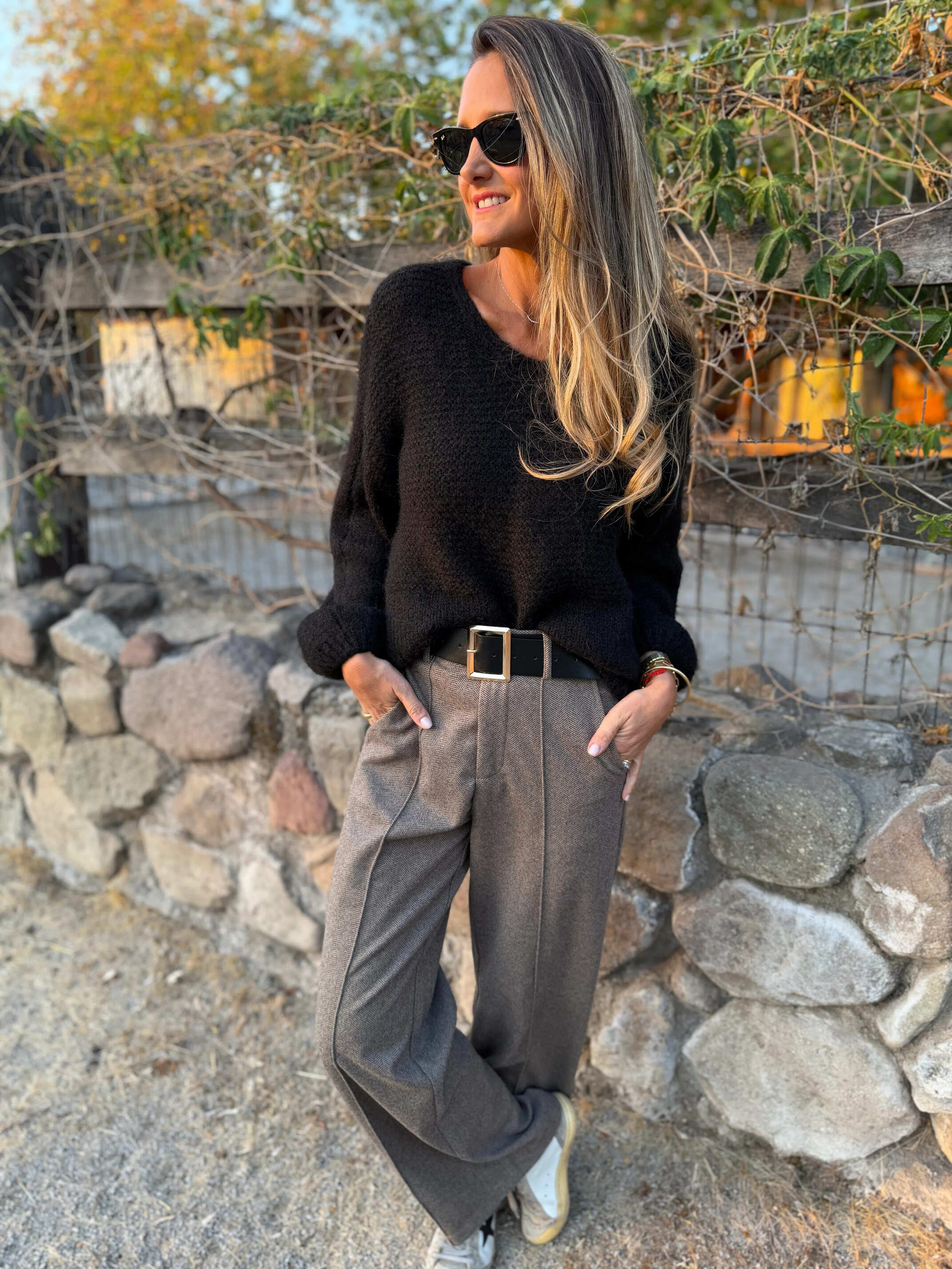 CLEARANCE SALE🔥Stretch Waist Dress Pants with Belt