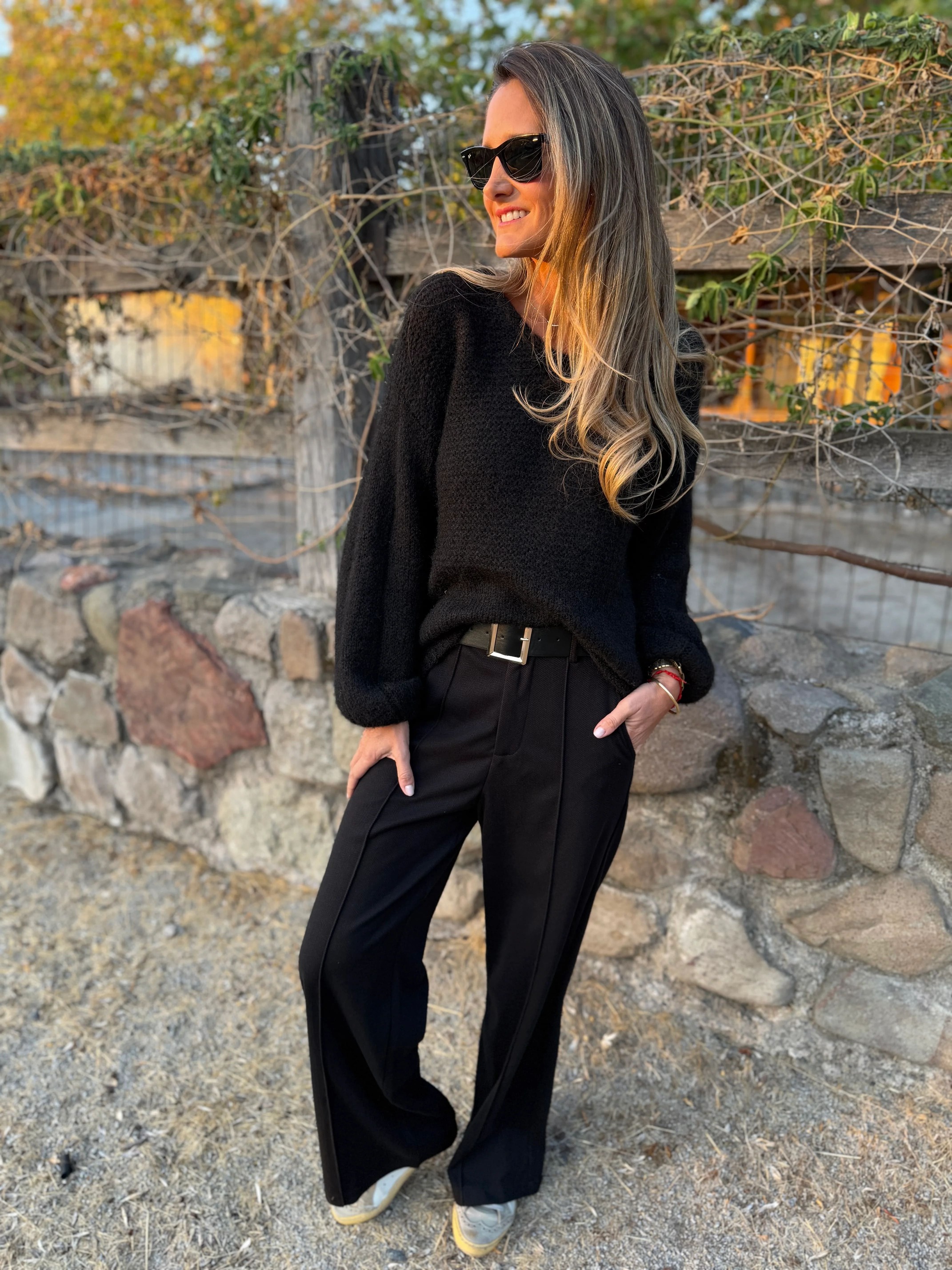 CLEARANCE SALE🔥Stretch Waist Dress Pants with Belt