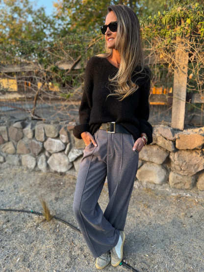 CLEARANCE SALE🔥Stretch Waist Dress Pants with Belt