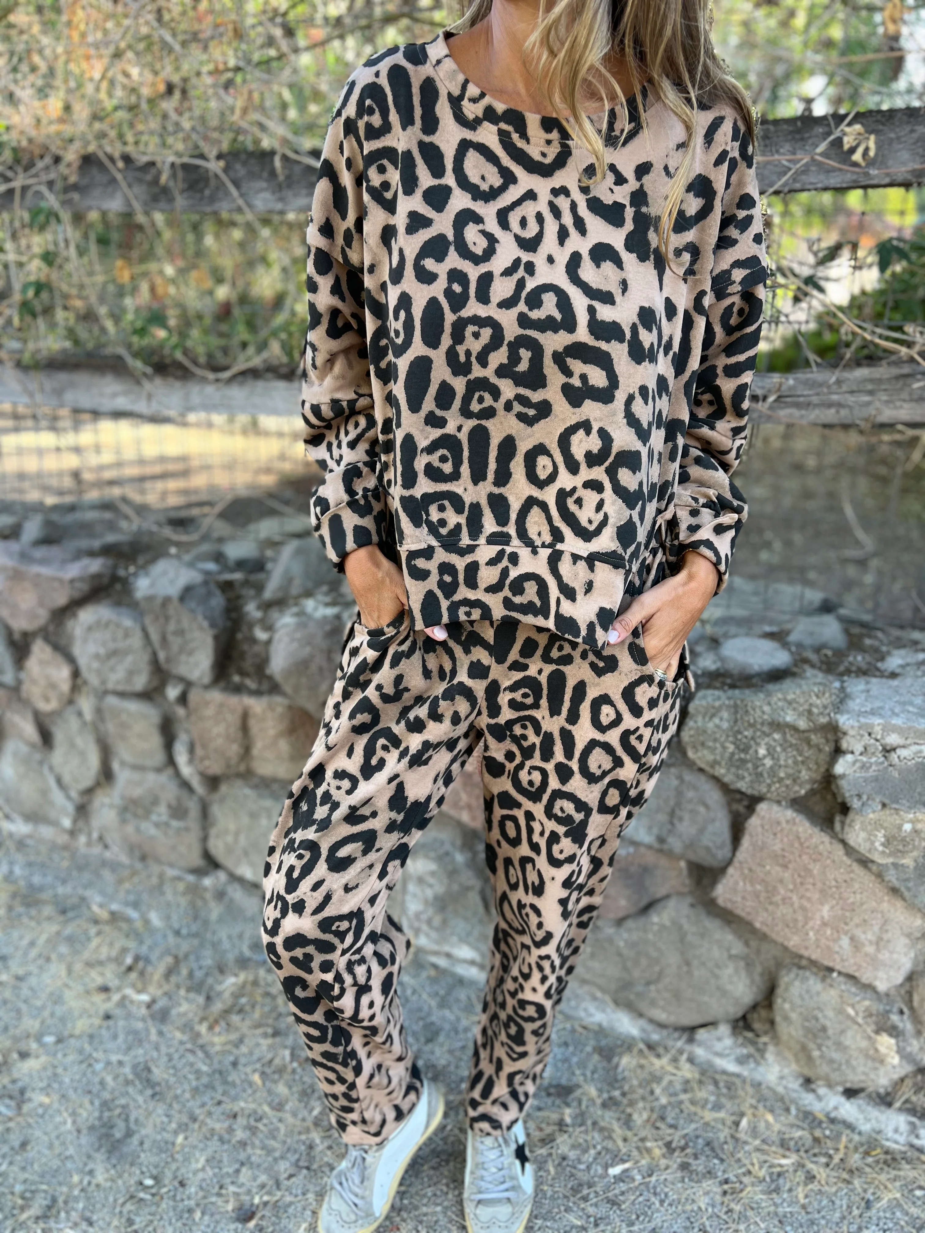 CLEARANCE SALE🔥Animal Print Lounge Set