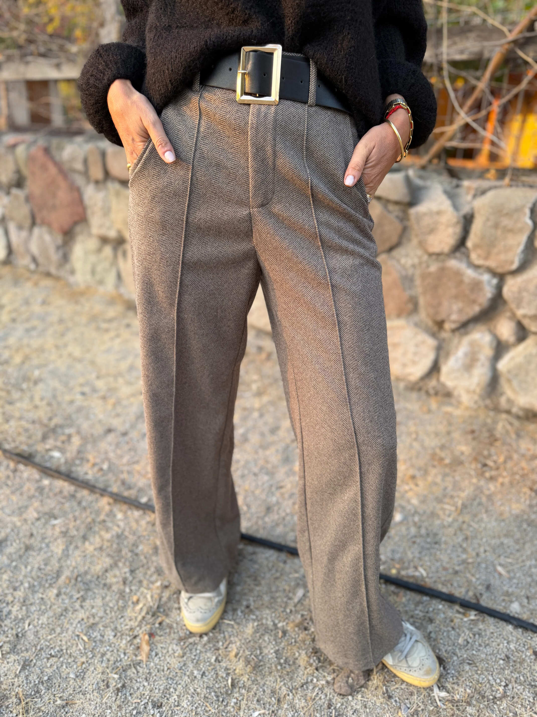 CLEARANCE SALE🔥Stretch Waist Dress Pants with Belt