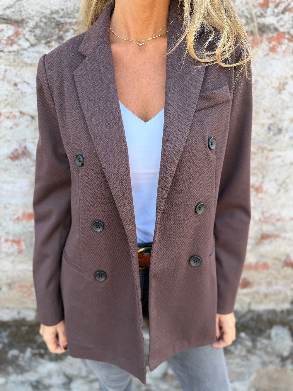 Double Breasted Saville Blazer