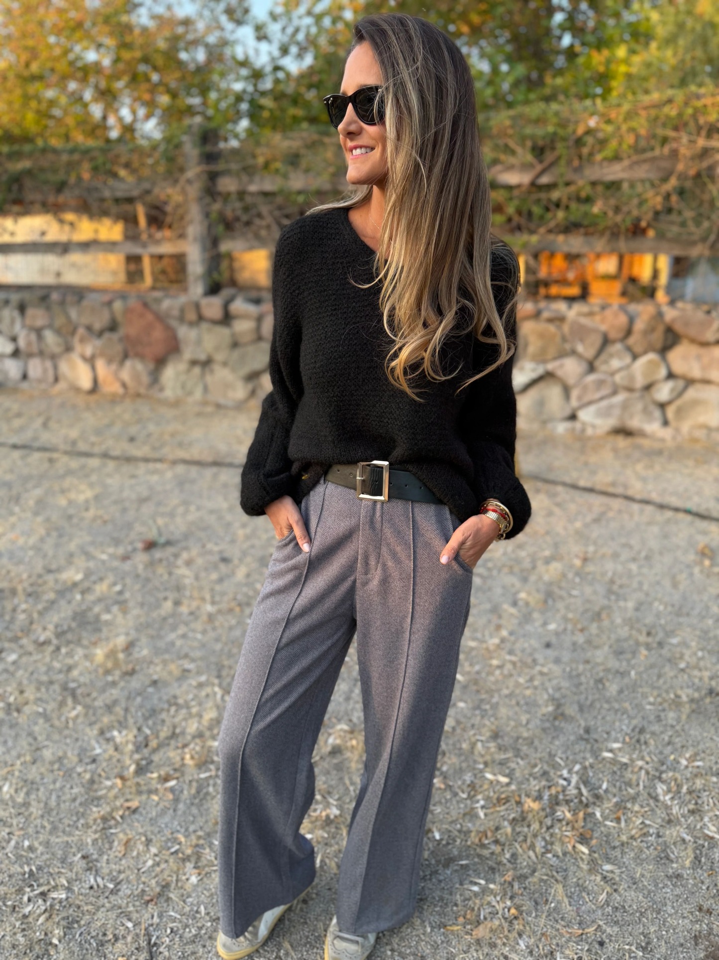 CLEARANCE SALE🔥Stretch Waist Dress Pants with Belt