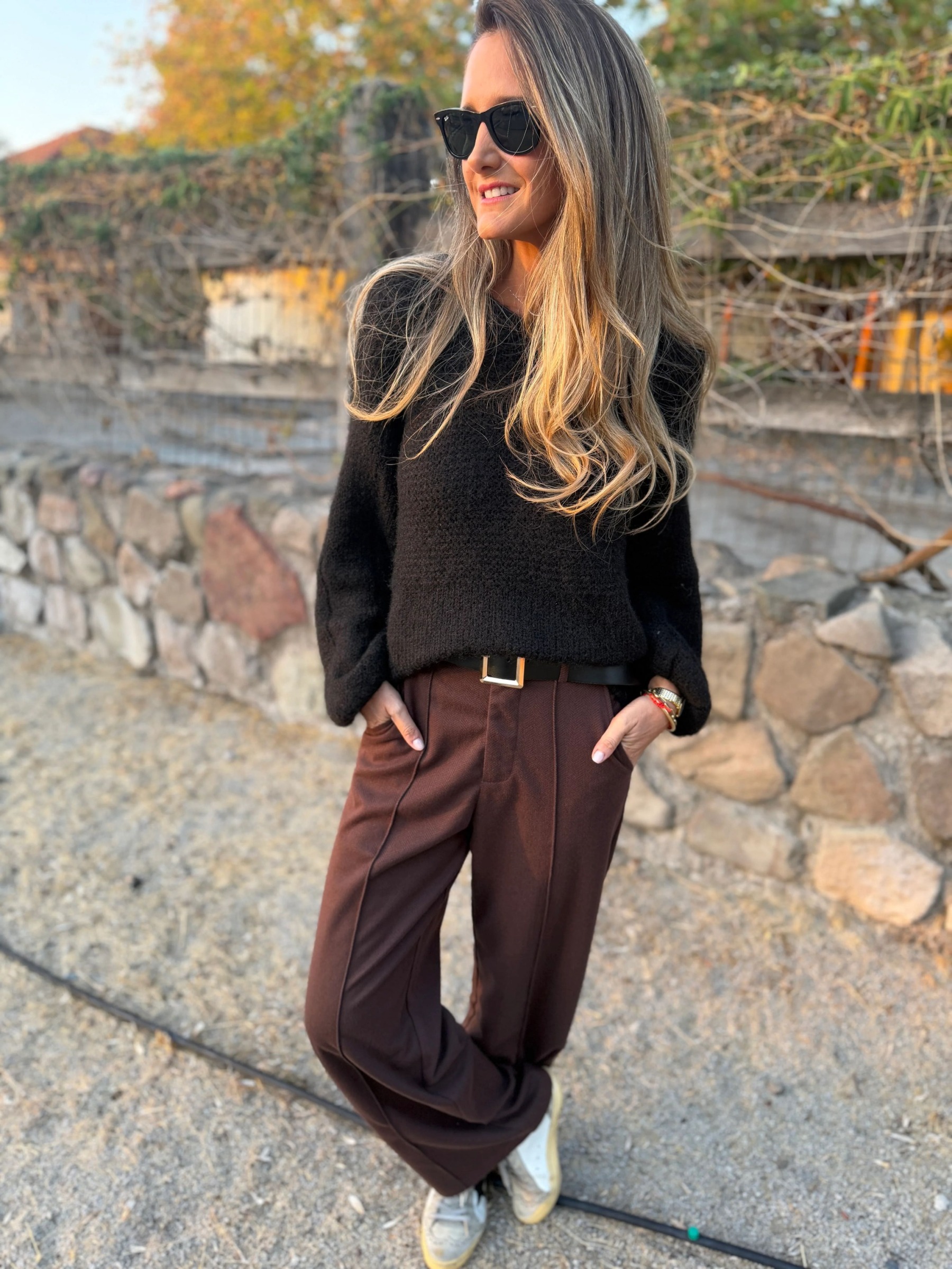 CLEARANCE SALE🔥Stretch Waist Dress Pants with Belt