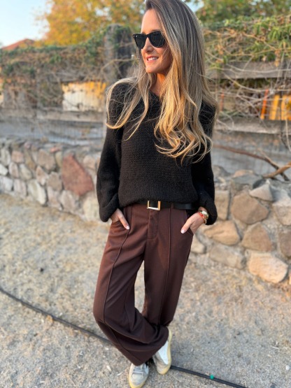 CLEARANCE SALE🔥Stretch Waist Dress Pants with Belt
