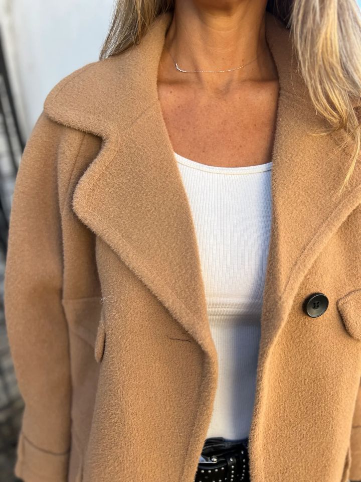 CLEARANCE SALE🔥Tailored Wool Blend Blazer