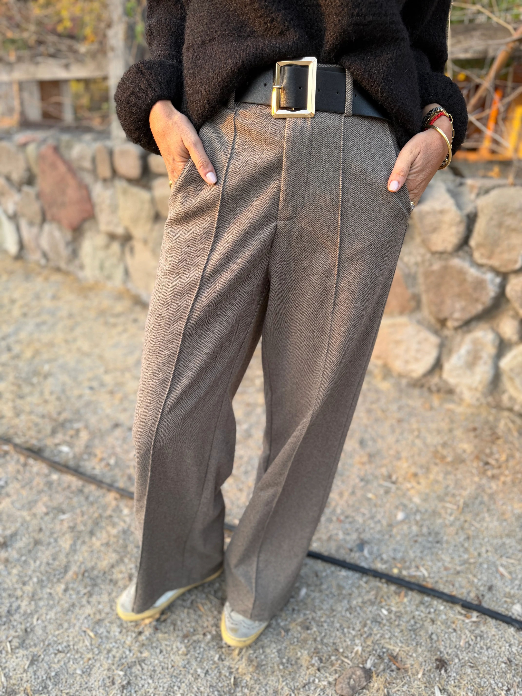 CLEARANCE SALE🔥Stretch Waist Dress Pants with Belt