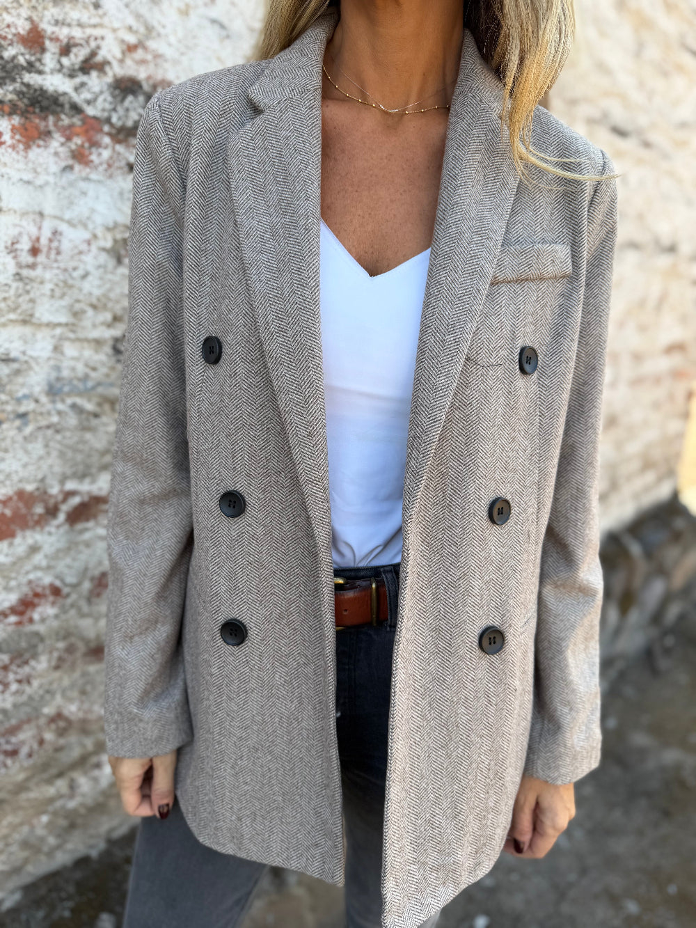 Double Breasted Saville Blazer