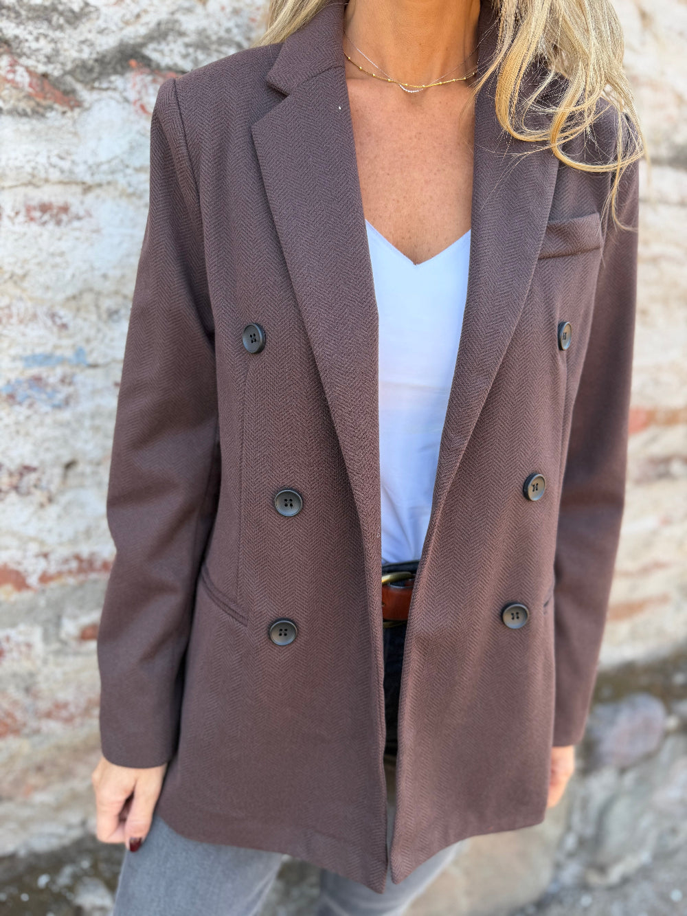 Double Breasted Saville Blazer