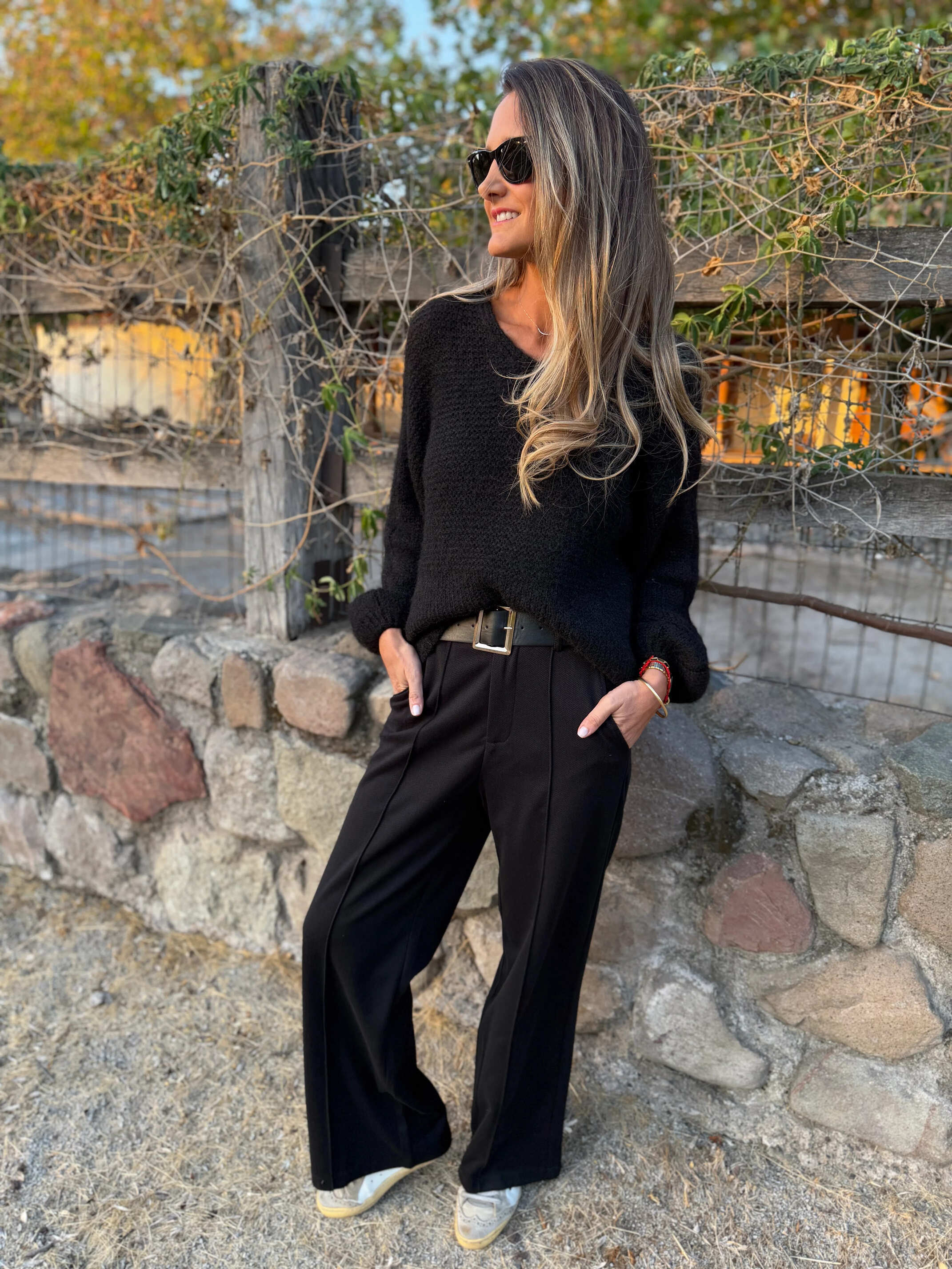 CLEARANCE SALE🔥Stretch Waist Dress Pants with Belt