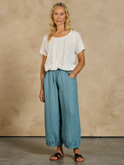 Sadhu French Linen Pants Flax
