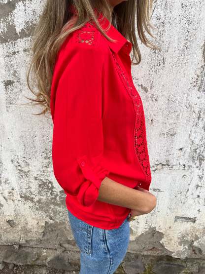 Vintage Style Lace Shirt