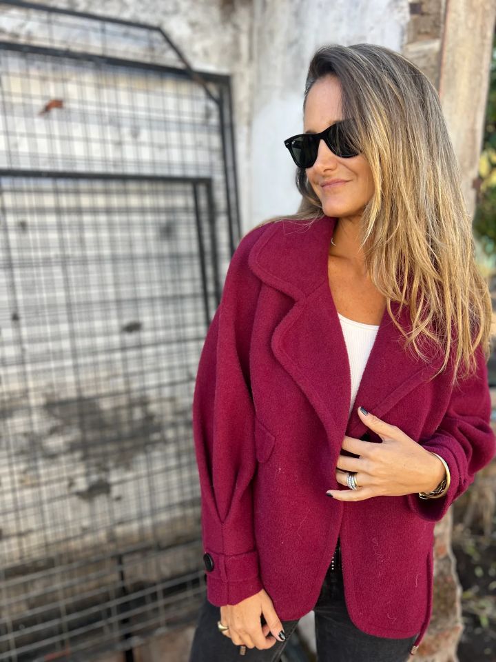 CLEARANCE SALE🔥Tailored Wool Blend Blazer