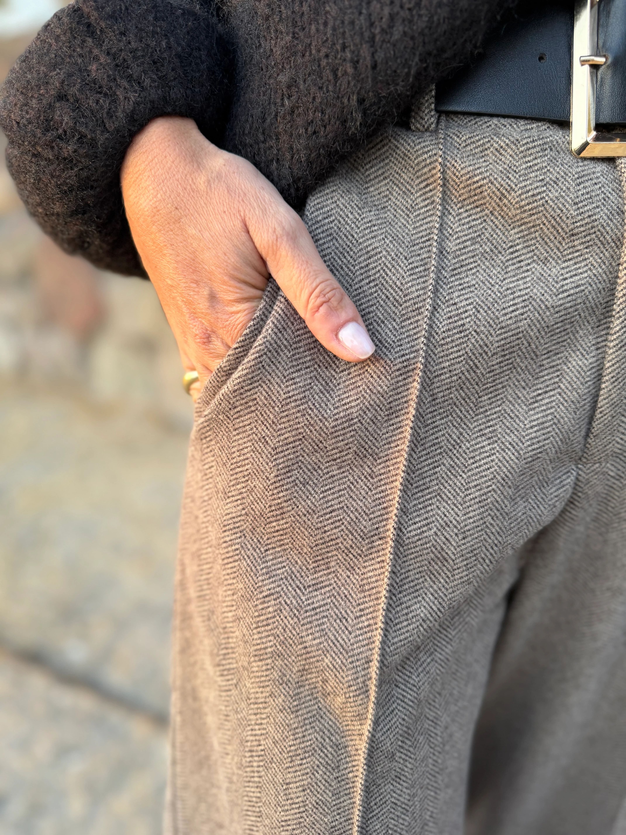 CLEARANCE SALE🔥Stretch Waist Dress Pants with Belt