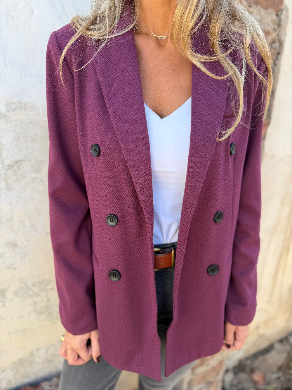 Double Breasted Saville Blazer