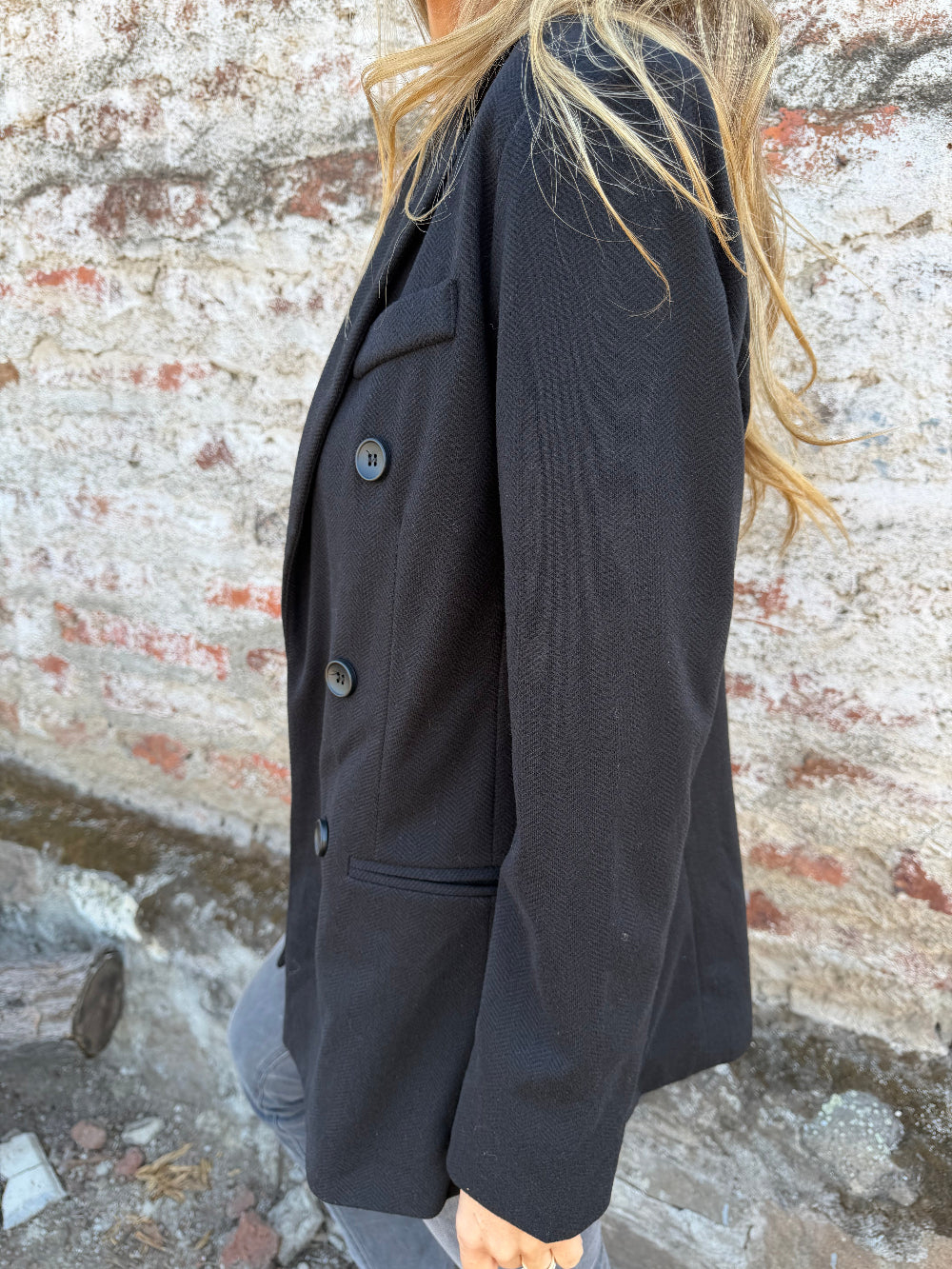 Double Breasted Saville Blazer