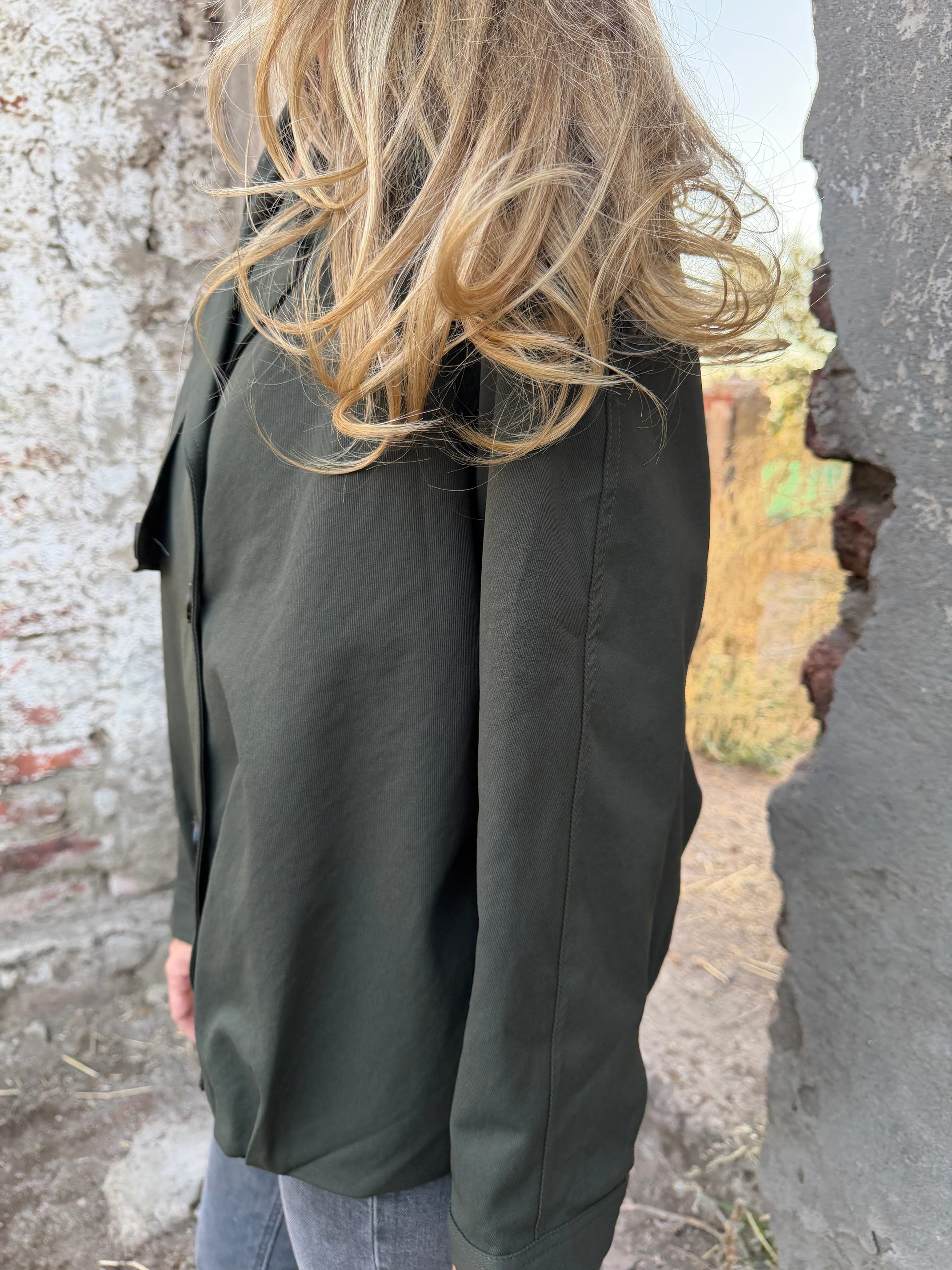 Women's Classic Short Trench Coat