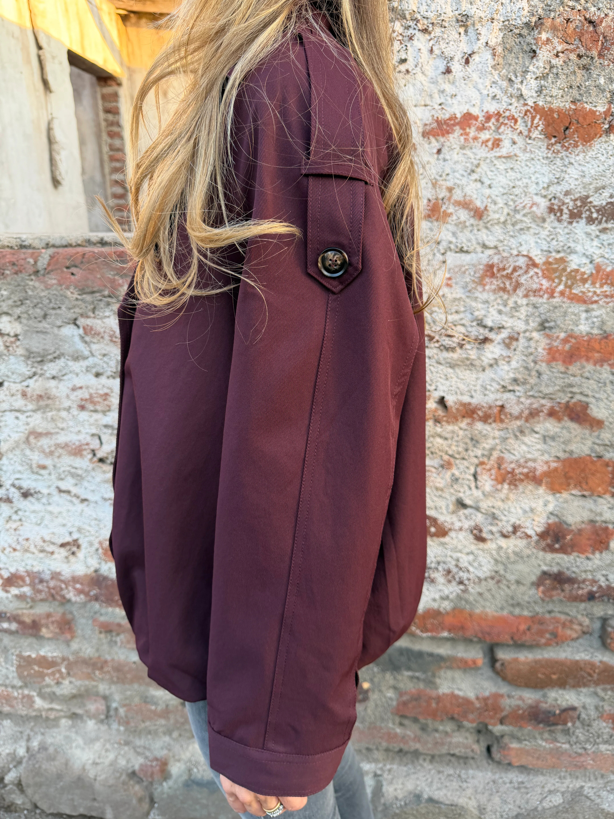 Women's Classic Short Trench Coat