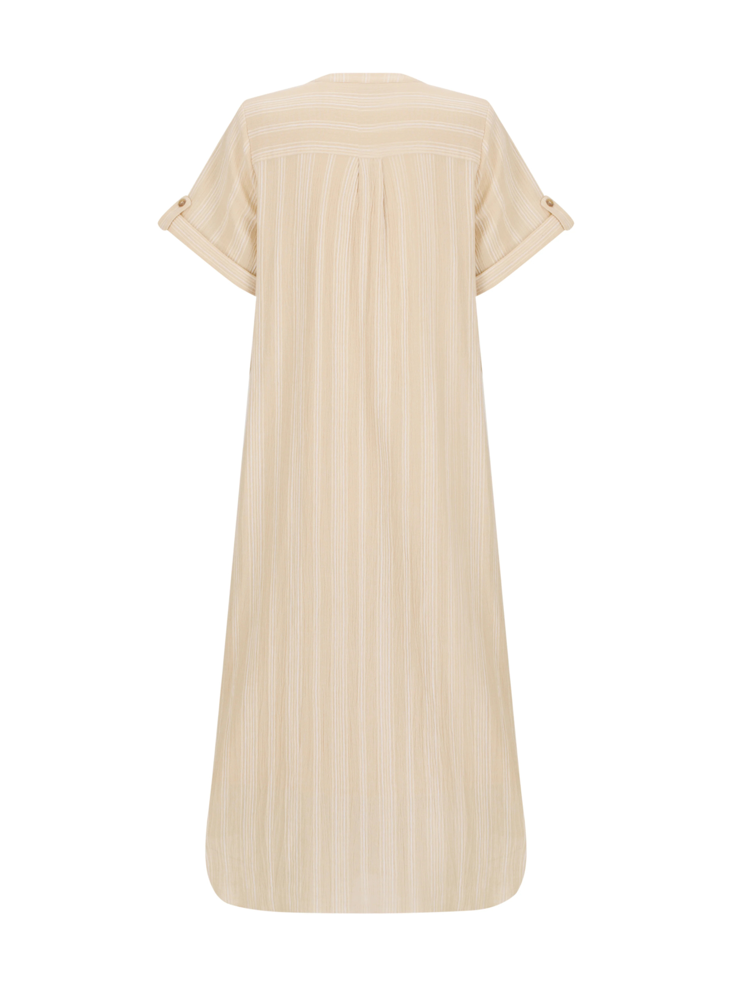 Loose Button Midi Dress