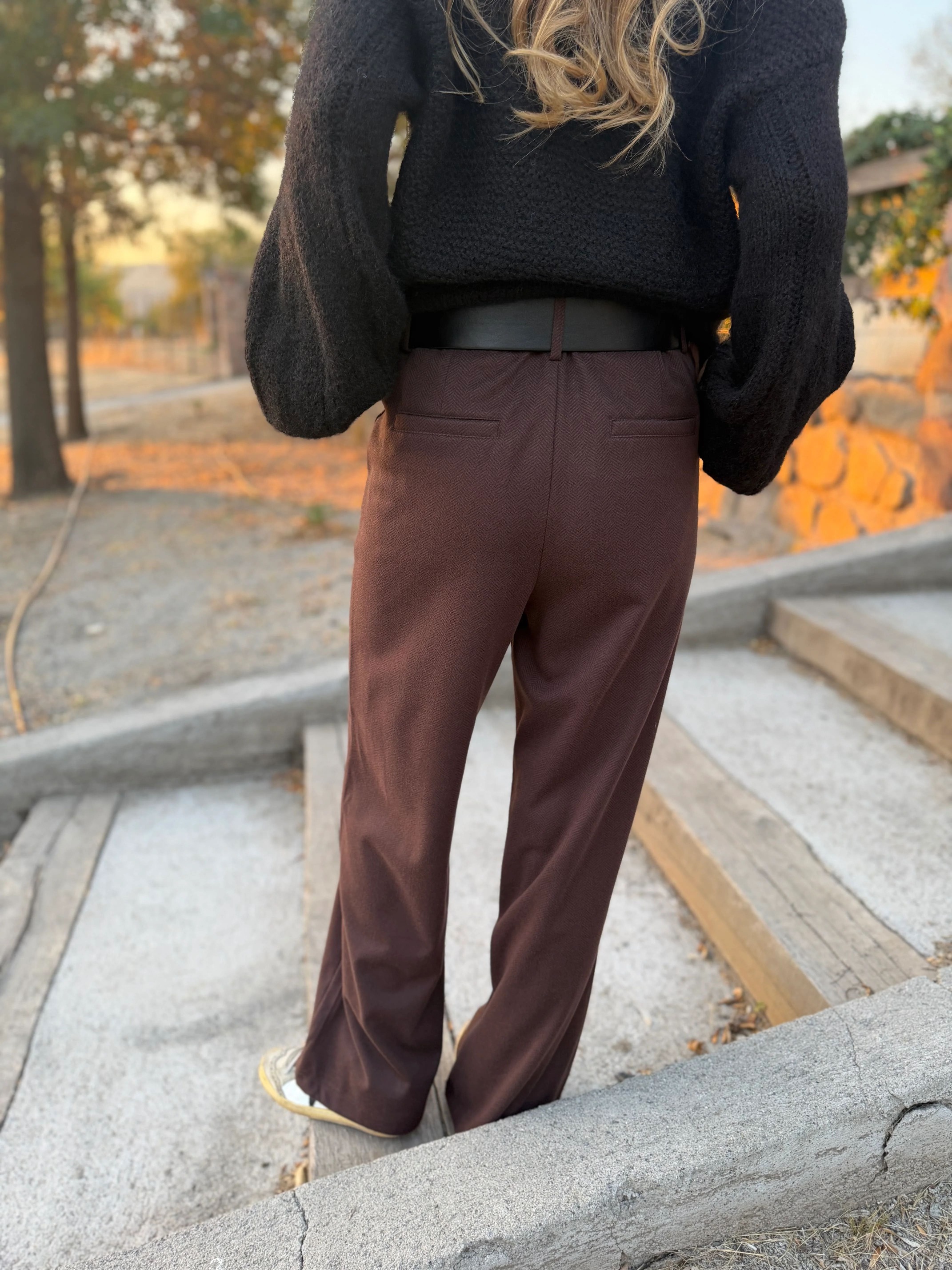 CLEARANCE SALE🔥Stretch Waist Dress Pants with Belt