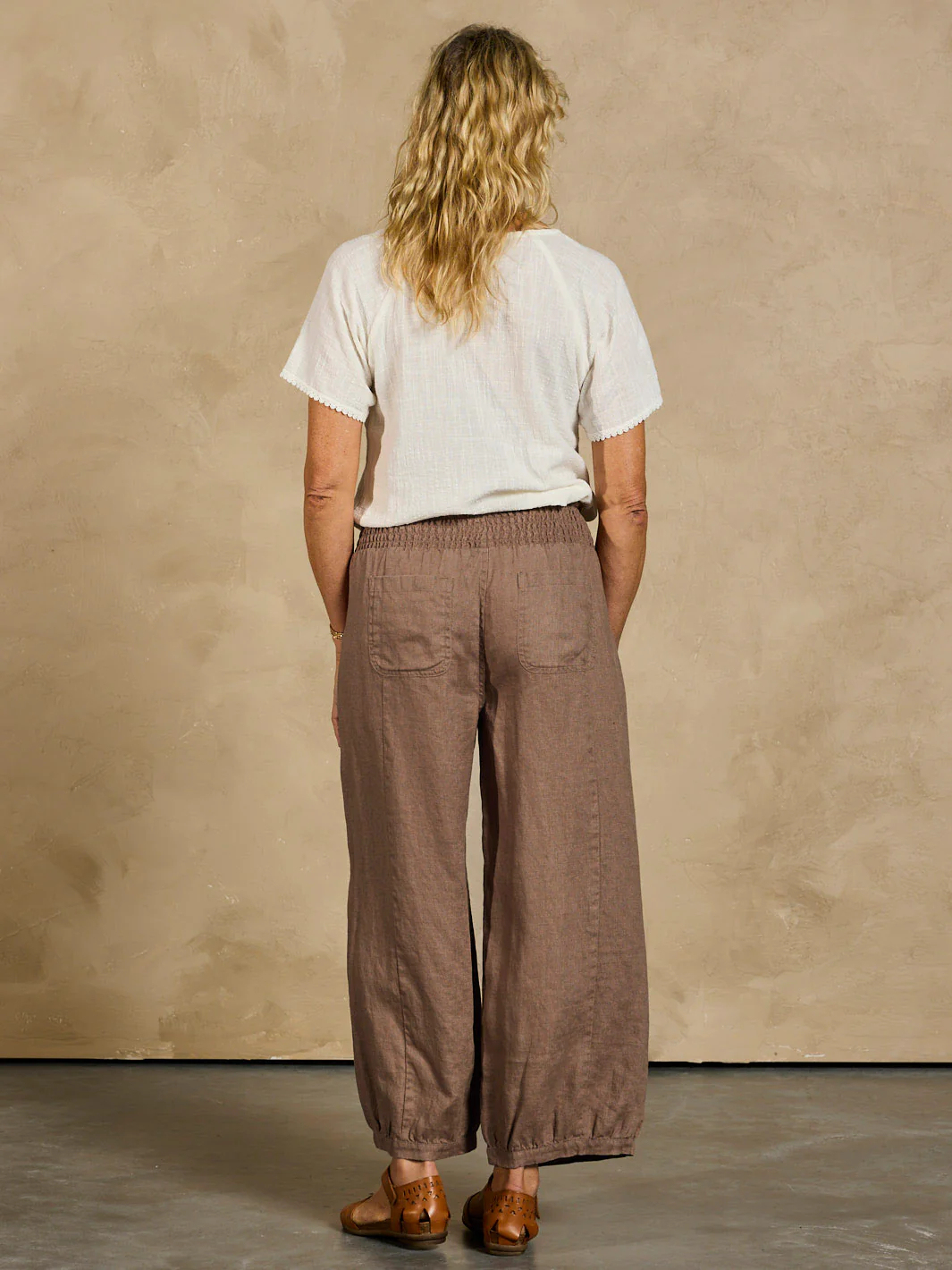 Sadhu French Linen Pants Flax