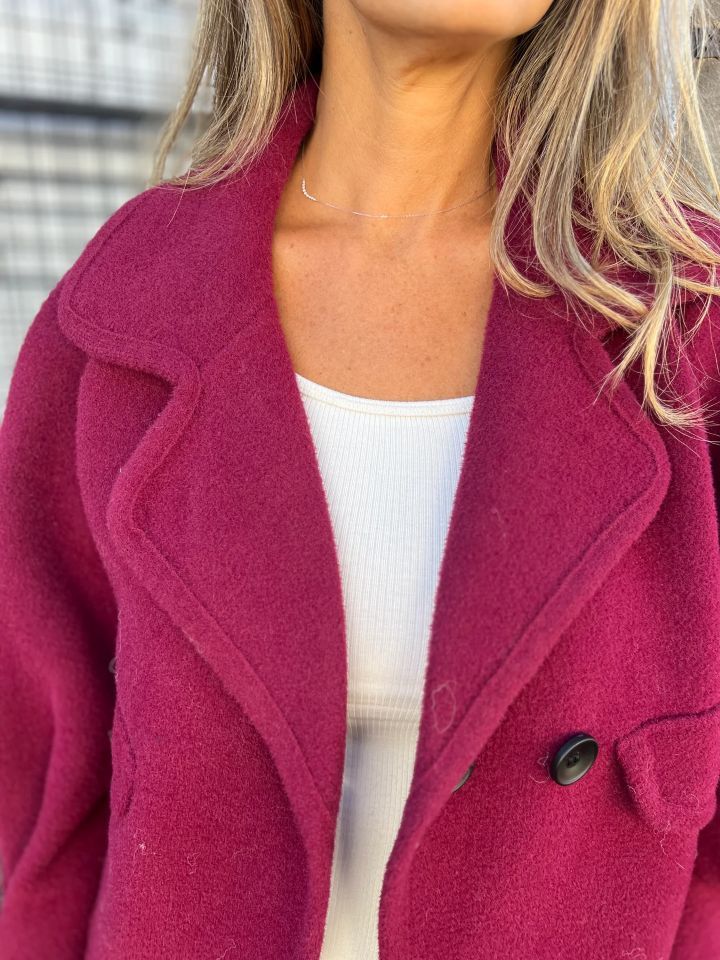 CLEARANCE SALE🔥Tailored Wool Blend Blazer