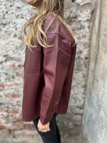 Eco-Leather Overshirt