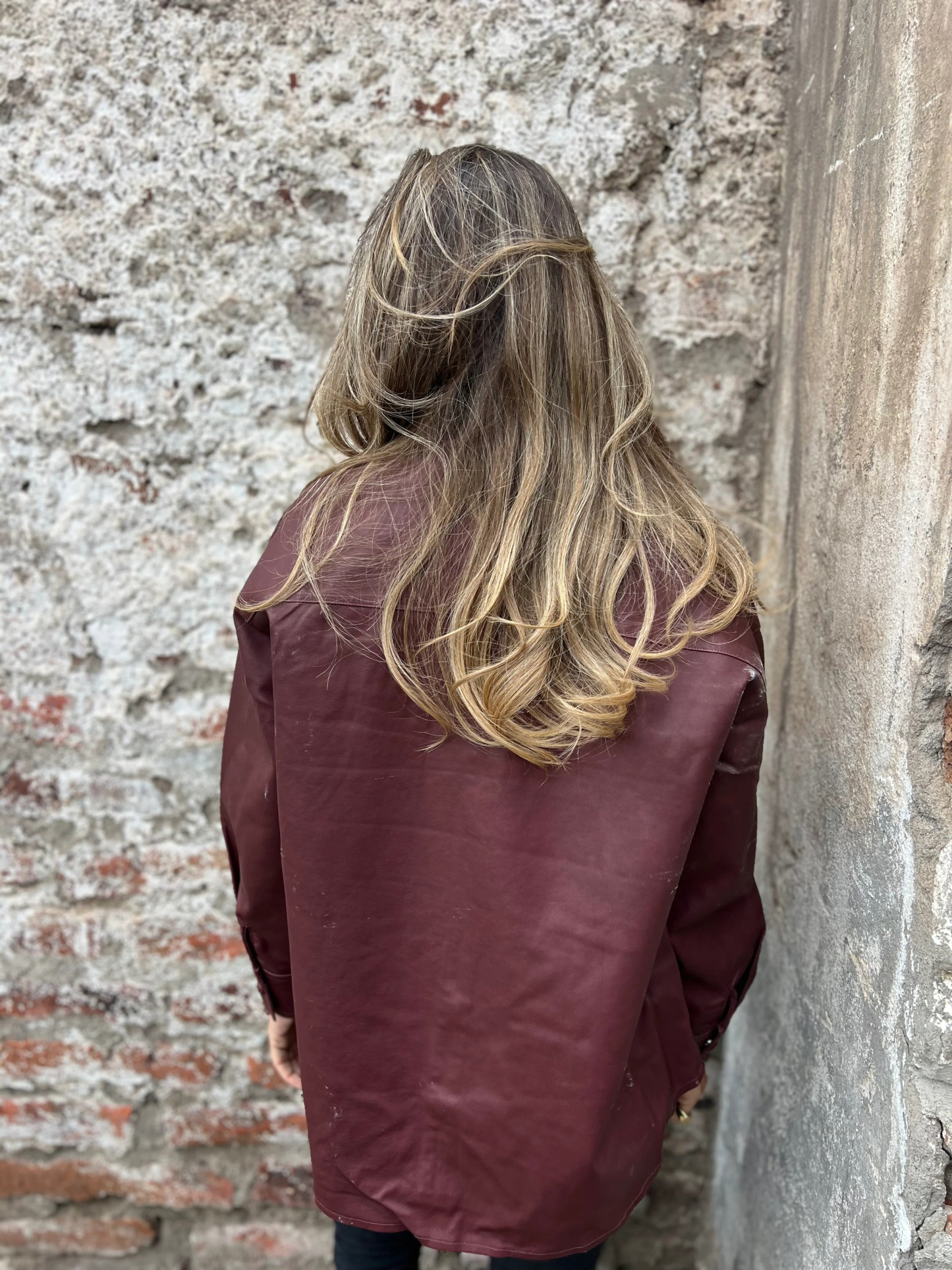 Eco-Leather Overshirt