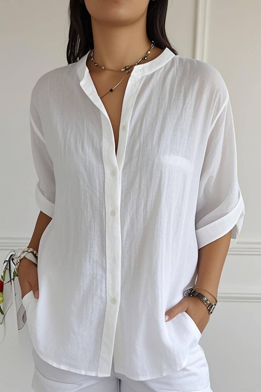 [Copy]Women's Casual Relaxed Linen Top