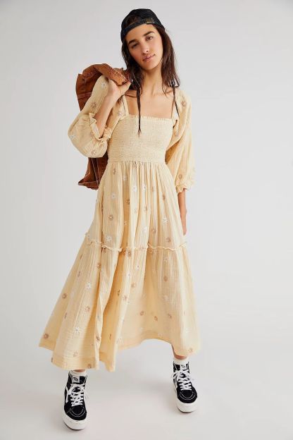 The Floral Embroidery Viral Dress