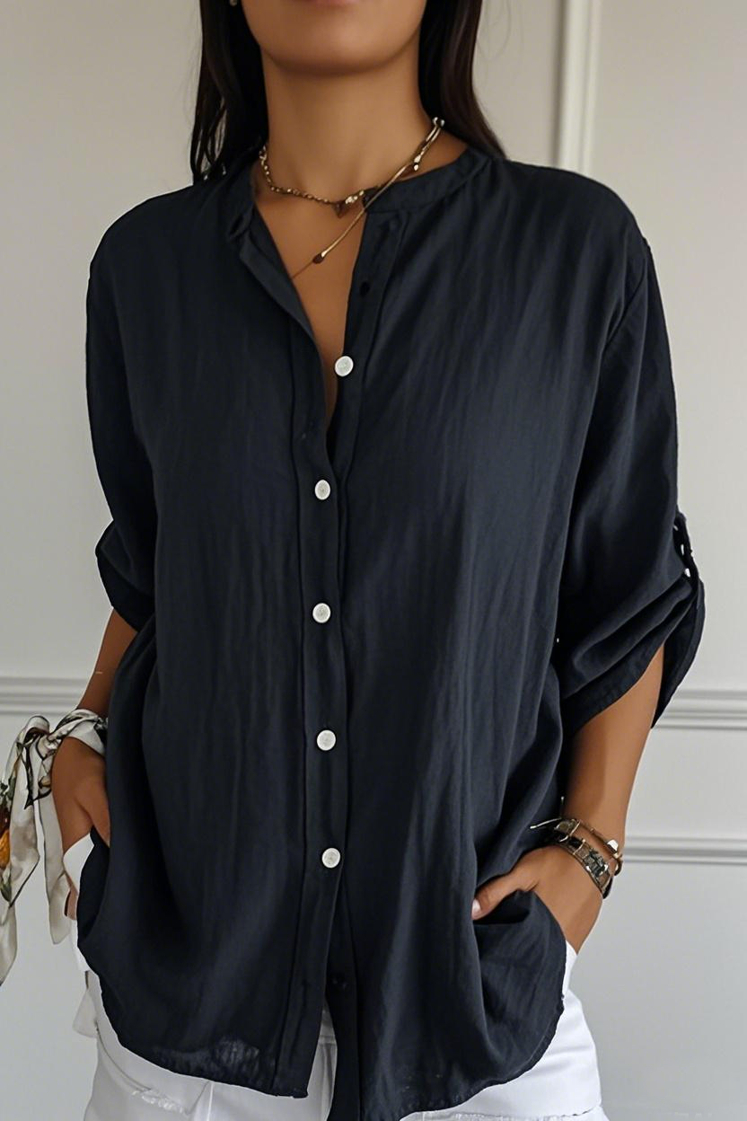 [Copy]Women's Casual Relaxed Linen Top