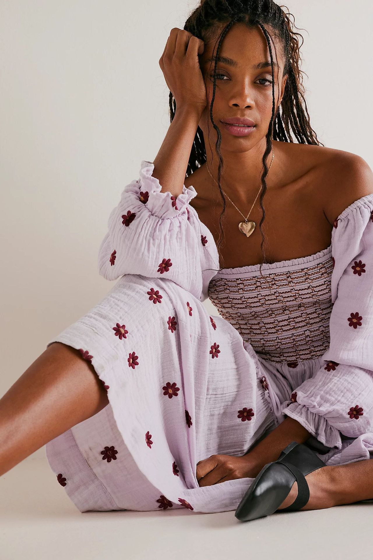 The Floral Embroidery Viral Dress