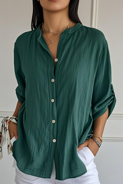 [Copy]Women's Casual Relaxed Linen Top