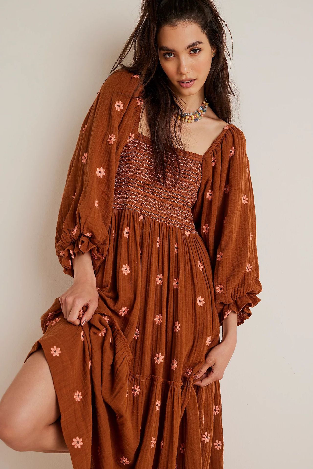 The Floral Embroidery Viral Dress