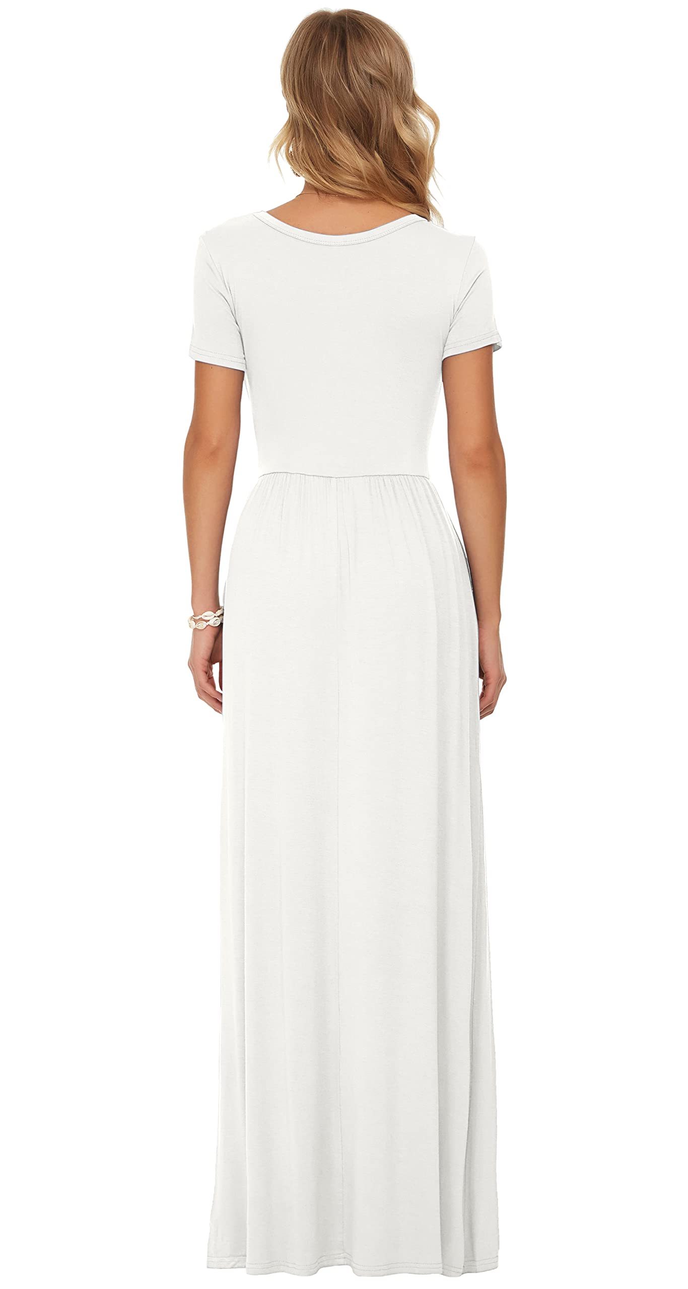 Short Sleeve Loose Maxi Dresses