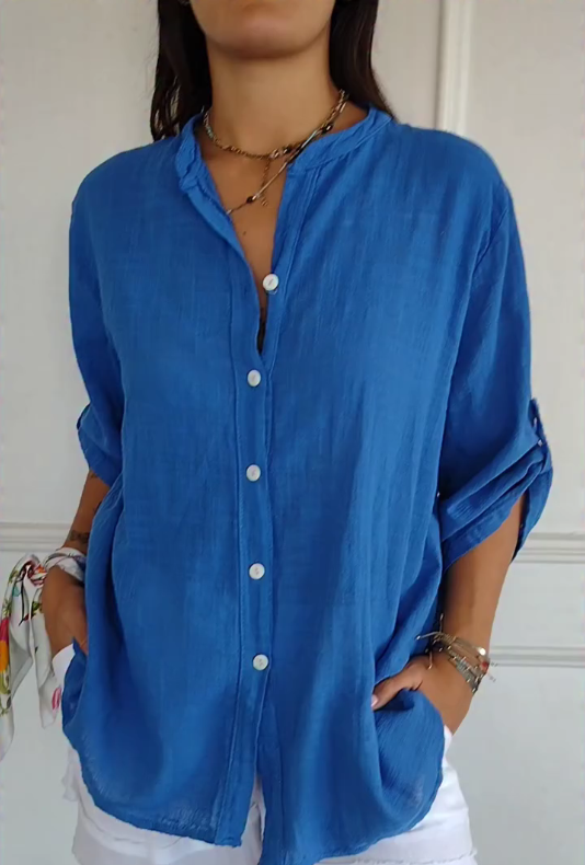 [Copy]Women's Casual Relaxed Linen Top