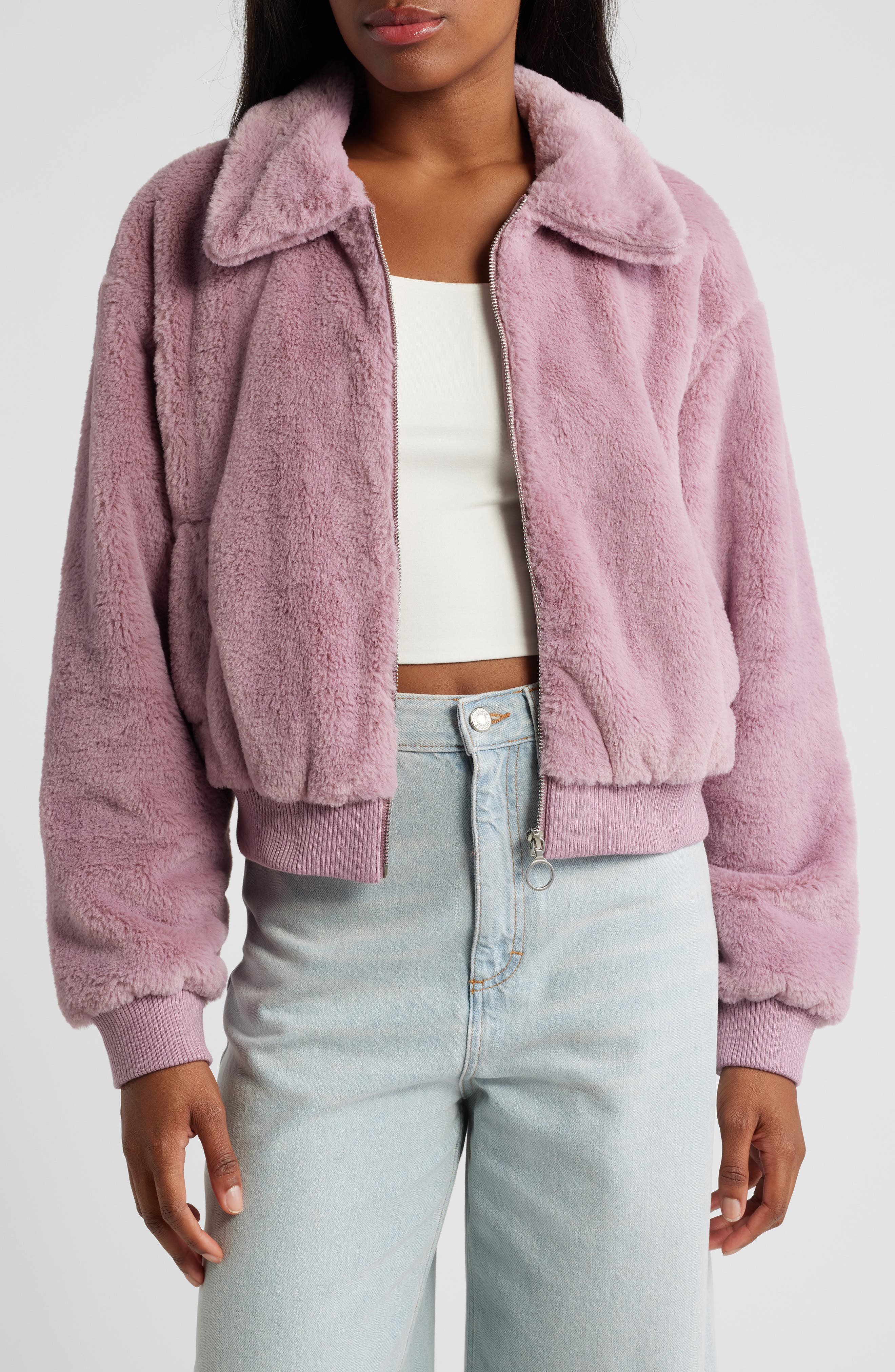 New Women's Faux Fur Jacket